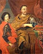 Jan Tricius, Portrait of John III Sobieski with his son